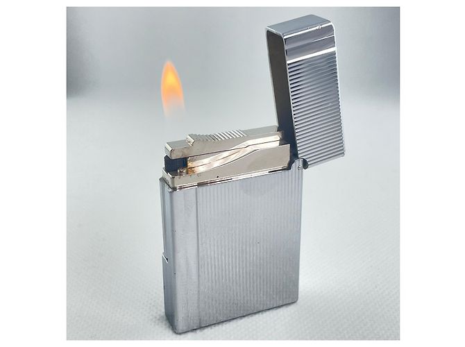 Autre Marque Dupont Gatsby Stripe Pattern Silver Lighter Silvery - view 5