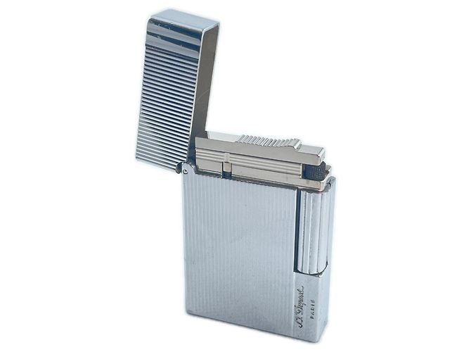 Autre Marque Dupont Gatsby Stripe Pattern Silver Lighter Silvery - view 6
