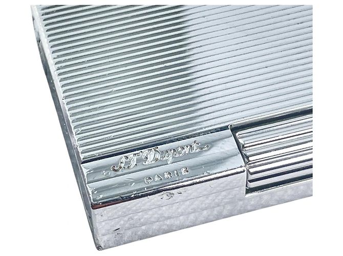 Autre Marque Dupont Gatsby Stripe Pattern Silver Lighter Silvery - view 9