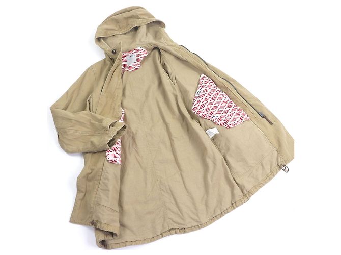 Cappotto VISVIM TOWNSEND COAT PRIME Cappotto in cotone Beige - vista 3