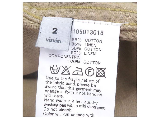 Cappotto VISVIM TOWNSEND COAT PRIME Cappotto in cotone Beige - vista 7