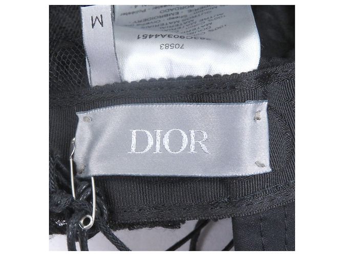 Dior×Cactus Jack Trotter Oblique Cap Schwarz - Ansicht 6