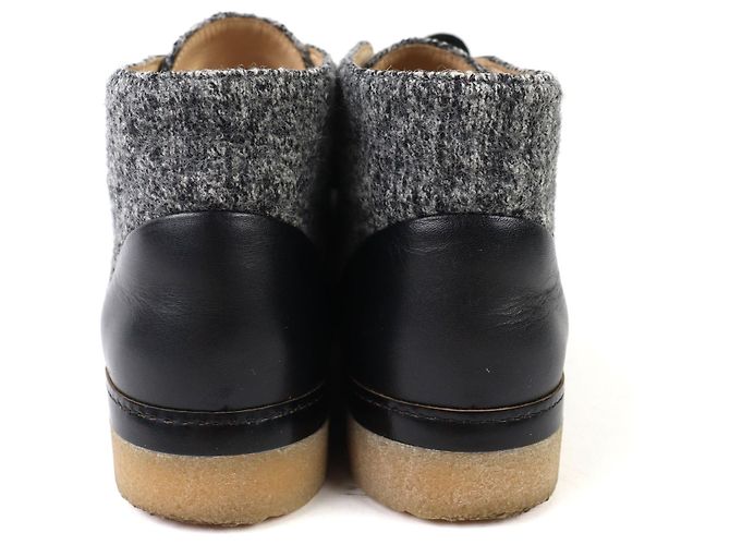 Timeless Chanel Tweed Sneaker Braun Schwarz - Ansicht 4