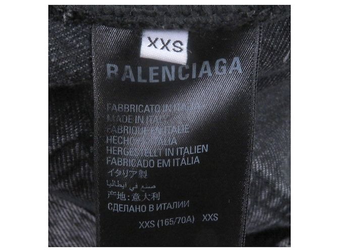 Everyday Pantalones vaqueros Balenciaga Pantalones vaqueros Negro - vista 7