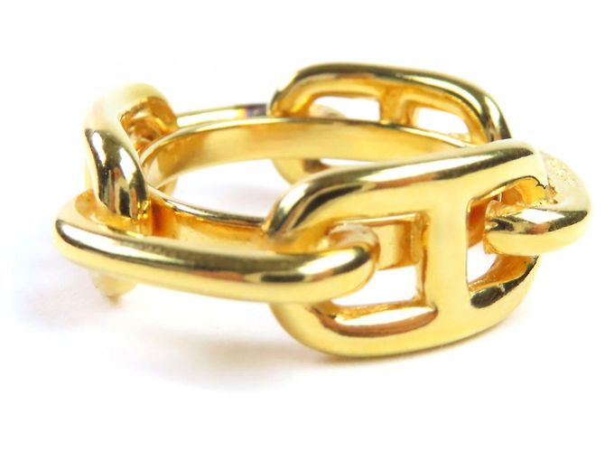 Ring Hermès Anello per foulard Lugate Hermes D'oro - vista 3
