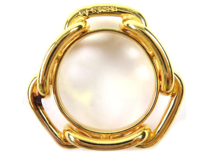 Ring Hermès Anello per foulard Lugate Hermes D'oro - vista 4