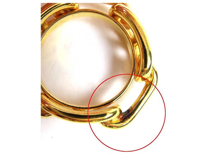 Ring Hermès Anello per foulard Lugate Hermes D'oro - vista 6
