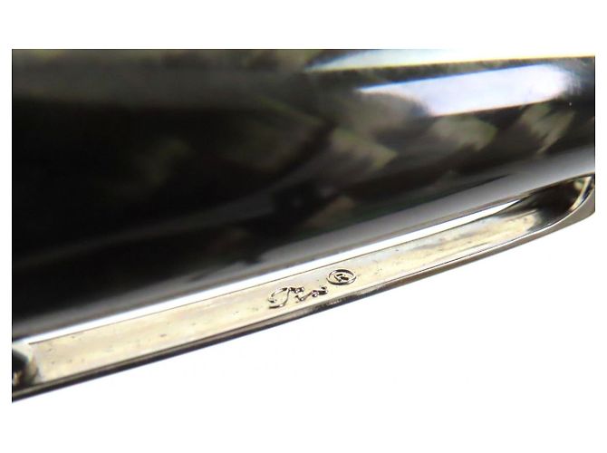 Penna a sfera Montblanc Meisterstück Solitaire Carbon Steel Argento - vista 10