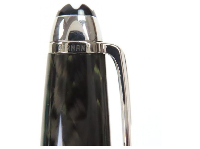 Penna a sfera Montblanc Meisterstück Solitaire Carbon Steel Argento - vista 9