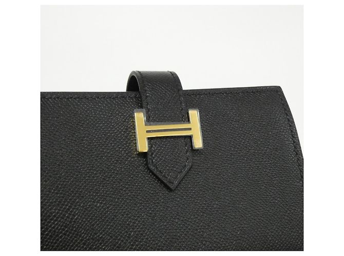Béarn Cartera Mini Madame Hermès Bearn Negro - vista 3