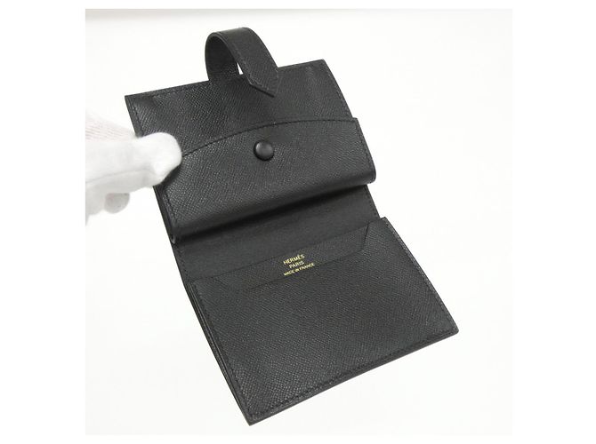Béarn Cartera Mini Madame Hermès Bearn Negro - vista 4