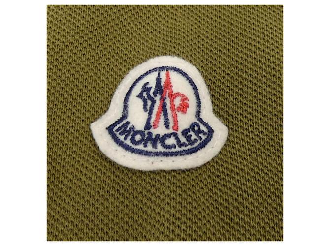 Polo de algodón Moncler Verde Caqui - vista 7