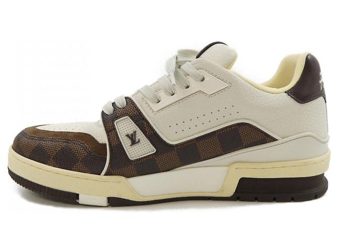 Sneakers Louis Vuitton LV Trainer Bianco - vista 2