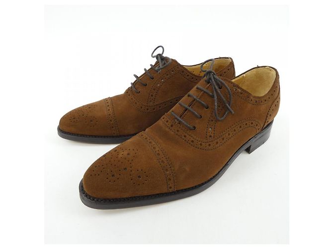 Autre Marque Scarpe stringate in pelle Berwick Marrone - vista 3