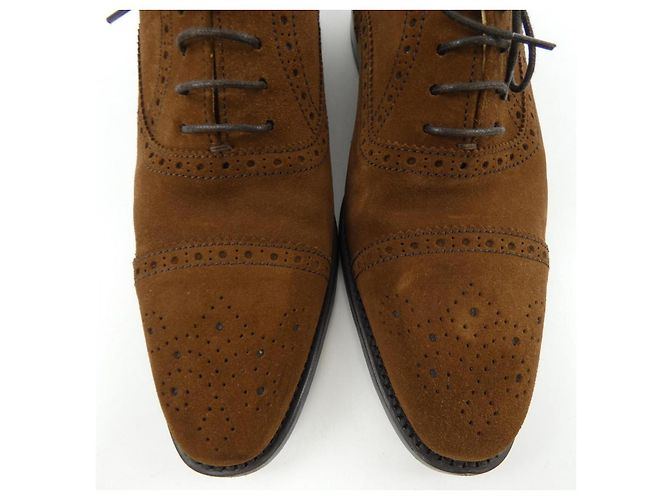 Autre Marque Scarpe stringate in pelle Berwick Marrone - vista 7