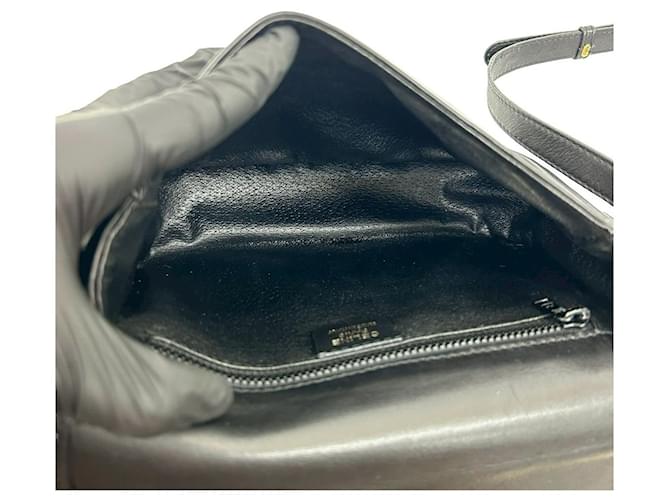 Céline Borsa a tracolla in pelle CELINE Nero - vista 10