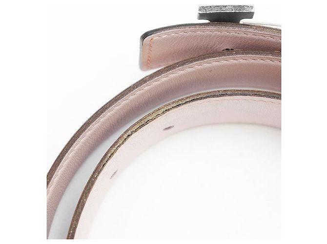 Hermès Cinturón de cuero Hermes Constance Castaño - vista 5