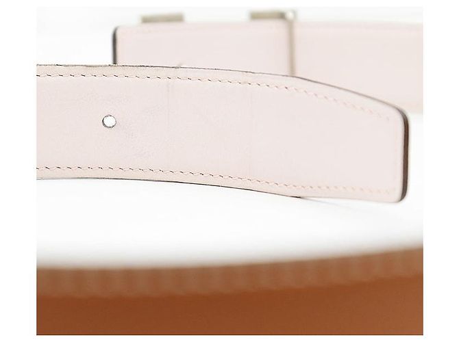 Hermès Cinturón de cuero Hermes Constance Castaño - vista 6
