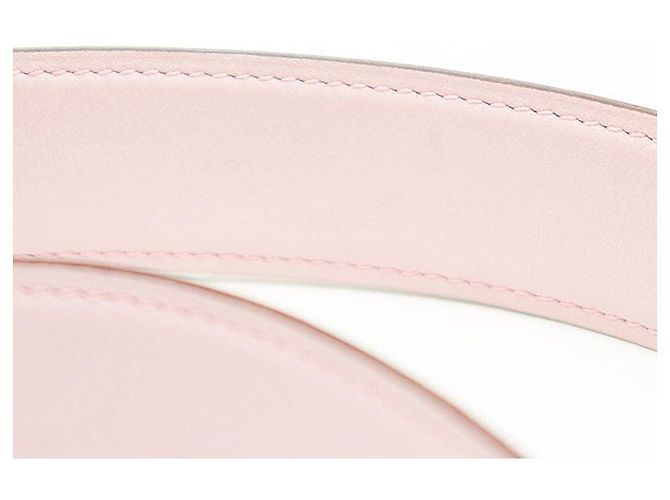 Hermès Cinturón de cuero Hermes Constance Castaño - vista 7