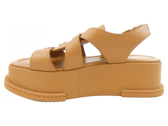 Sandali Maya in pelle di vitello Louis Vuitton Marrone - vista 2