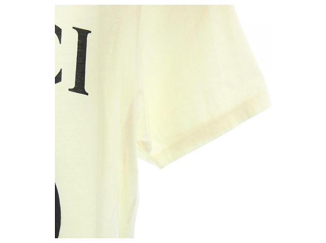 Camiseta de algodón Gucci Interlocking G Beige - vista 6