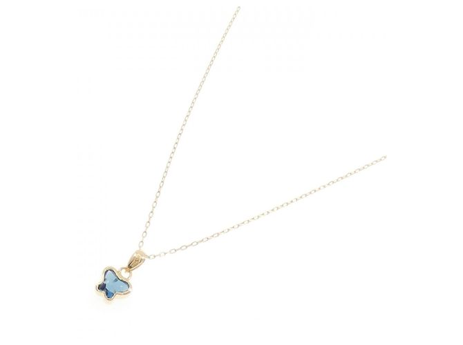 Autre Marque Collana in topazio blu Au750 D'oro - vista 2