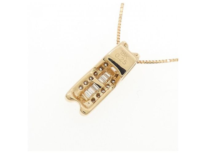 Autre Marque Collana con diamante Au750 D'oro - vista 4