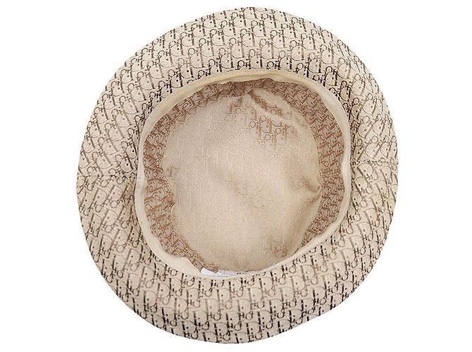 Cappello in misto cotone Oblique Trotter Christian Dior Marrone Multicolore - vista 6