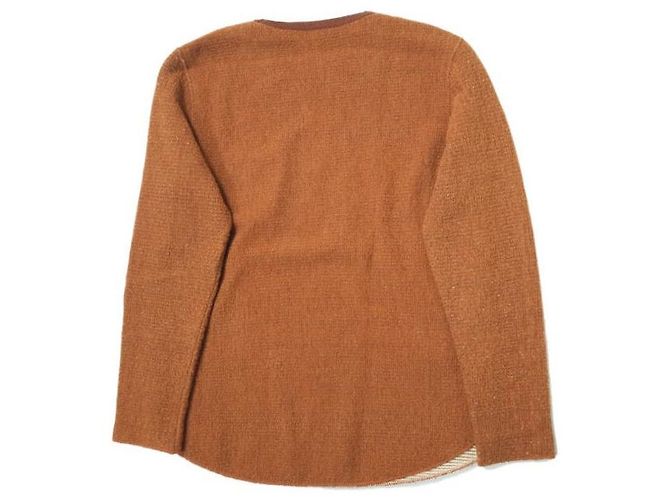 Autre Marque tone TO-AW15-KT02 Maille en laine Marron - vue 2