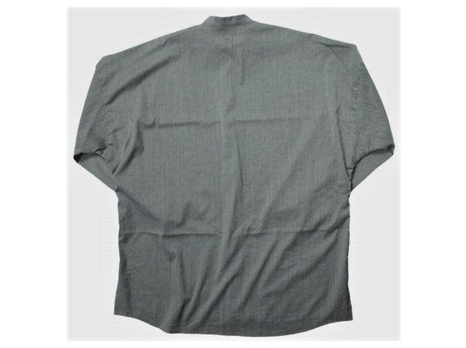 Autre Marque neverlamp STAND COLLAR SHIRT Hemd Wolle Polyester Braun - Ansicht 2