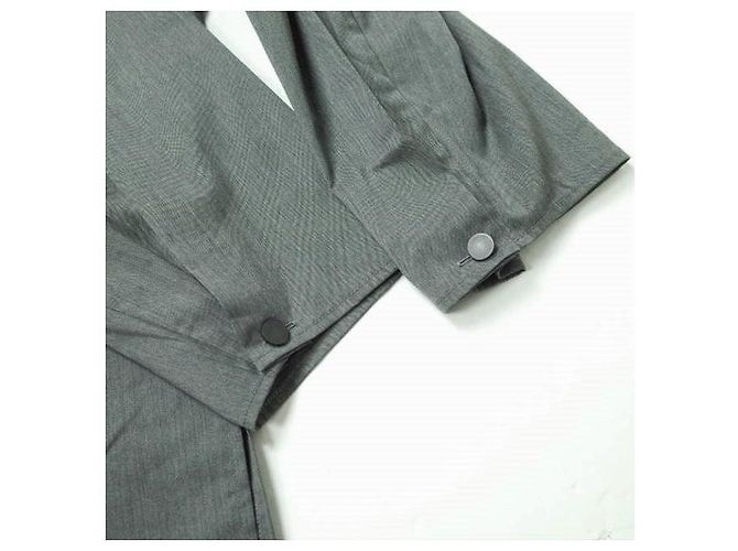 Autre Marque neverlamp STAND COLLAR SHIRT Hemd Wolle Polyester Braun - Ansicht 5
