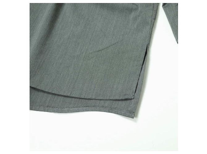 Autre Marque neverlamp STAND COLLAR SHIRT Hemd Wolle Polyester Braun - Ansicht 6