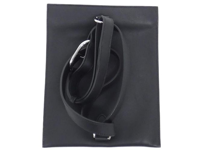 Hermès Portafoglio a tracolla Hermes Possian Plus Nero - vista 2