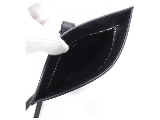 Hermès Portafoglio a tracolla Hermes Possian Plus Nero - vista 7