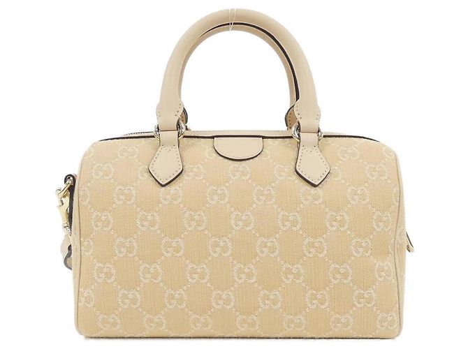 Borsa Boston Ophidia Gucci Beige - vista 2