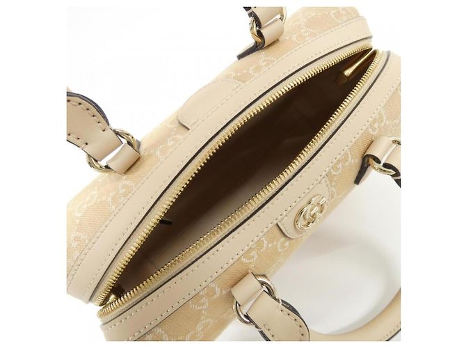 Borsa Boston Ophidia Gucci Beige - vista 8