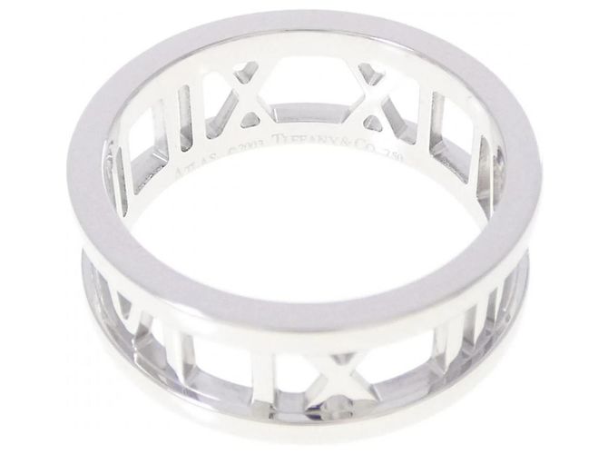 Tiffany & Co Tiffany Atlas Ring aus 18K Weißgold Golden - Ansicht 3