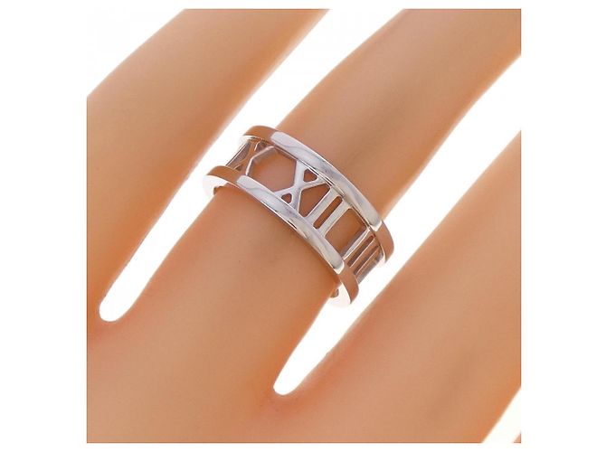 Tiffany & Co Tiffany Atlas Ring aus 18K Weißgold Golden - Ansicht 5