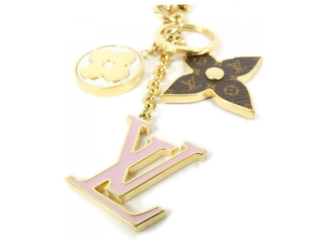 Portachiavi Louis Vuitton Spring Street Marrone D'oro - vista 2