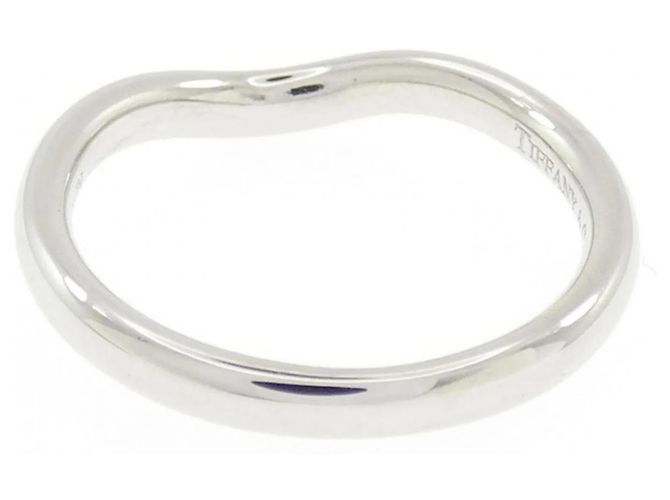 Anello Tiffany & Co. curvo in platino 1P - vista 3