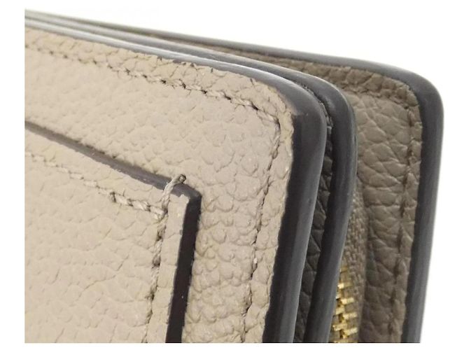 Portafoglio Louis Vuitton Bicolor Monogram Empreinte Claire Beige Grigio - vista 3