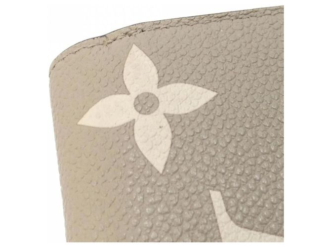 Portafoglio Louis Vuitton Bicolor Monogram Empreinte Claire Beige Grigio - vista 4
