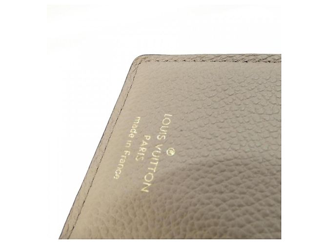 Portafoglio Louis Vuitton Bicolor Monogram Empreinte Claire Beige Grigio - vista 7