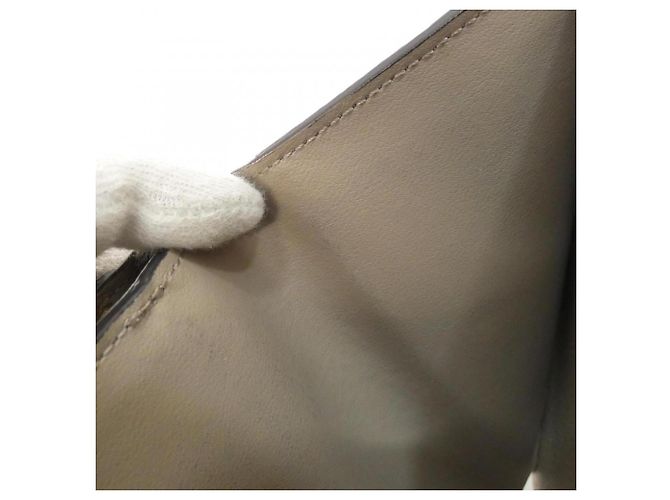 Portafoglio Louis Vuitton Bicolor Monogram Empreinte Claire Beige Grigio - vista 8