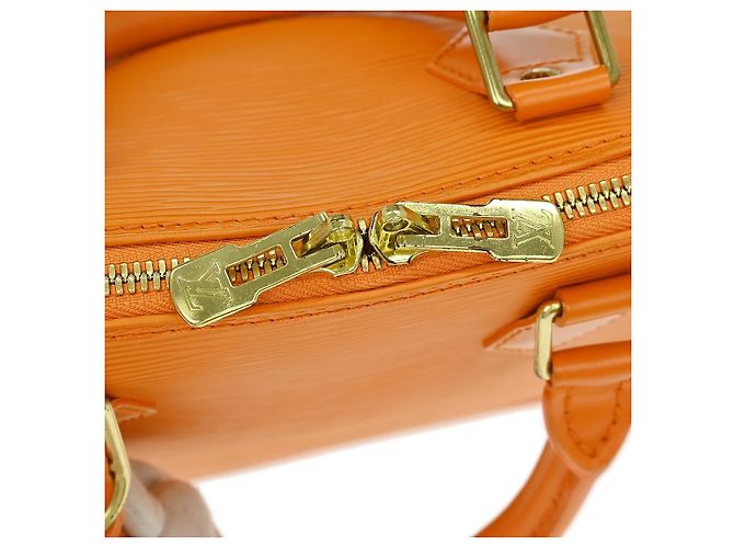 Louis Vuitton Alma Epi Leather PM Arancione - vista 7