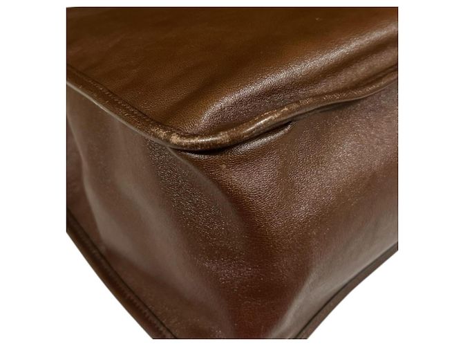 Borsa Tote Gucci Horsebit 1955 Marrone - vista 11