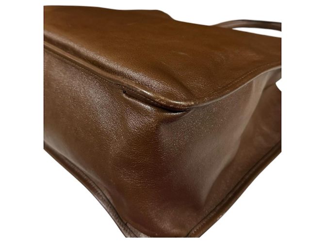 Borsa Tote Gucci Horsebit 1955 Marrone - vista 12