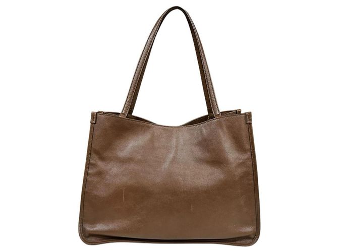 Borsa Tote Gucci Horsebit 1955 Marrone - vista 3