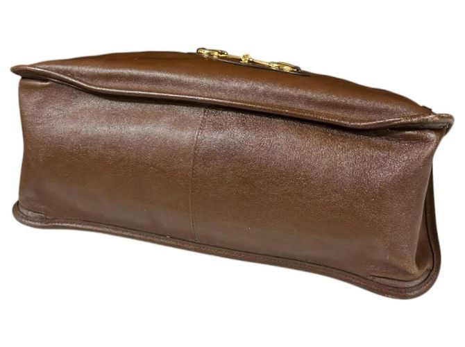 Borsa Tote Gucci Horsebit 1955 Marrone - vista 5