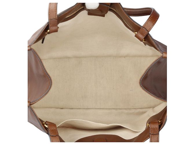 Borsa Tote Gucci Horsebit 1955 Marrone - vista 6